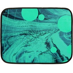 Neon Bubbles 2 Fleece Blanket (mini) by WILLBIRDWELL