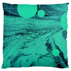 Neon Bubbles 2 Large Flano Cushion Case (two Sides) by WILLBIRDWELL