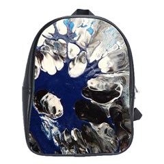 Black And Blue School Bag (large)