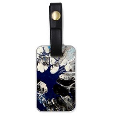 Black And Blue Luggage Tags (one Side)  by WILLBIRDWELL