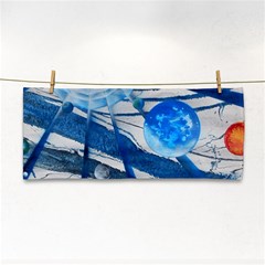 Pulsar Hand Towel by WILLBIRDWELL