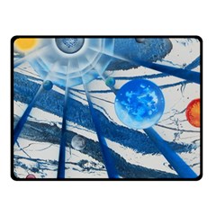 Pulsar Double Sided Fleece Blanket (small)  by WILLBIRDWELL