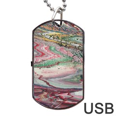 Frenzy Dog Tag Usb Flash (one Side) by WILLBIRDWELL