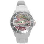 FRENZY Round Plastic Sport Watch (L) Front