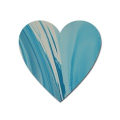 Blue Swirl Heart Magnet by WILLBIRDWELL