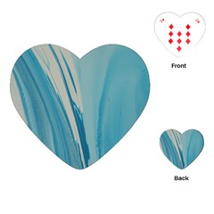 Blue Swirl Playing Cards (heart) by WILLBIRDWELL