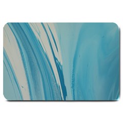 Blue Swirl Large Doormat  by WILLBIRDWELL