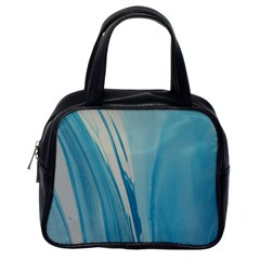 Blue Swirl Classic Handbag (one Side) by WILLBIRDWELL