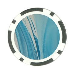 Blue Swirl Poker Chip Card Guard (10 Pack) by WILLBIRDWELL