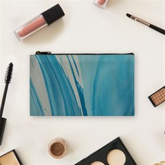 Blue Swirl Cosmetic Bag (small) by WILLBIRDWELL