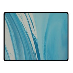 Blue Swirl Fleece Blanket (small) by WILLBIRDWELL