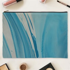 Blue Swirl Cosmetic Bag (xxxl) by WILLBIRDWELL