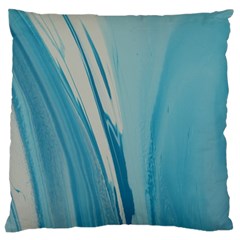 Blue Swirl Standard Flano Cushion Case (one Side) by WILLBIRDWELL