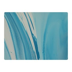 Blue Swirl Double Sided Flano Blanket (mini)  by WILLBIRDWELL