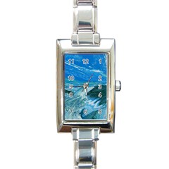 West Coast Rectangle Italian Charm Watch by WILLBIRDWELL