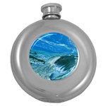 WEST COAST Round Hip Flask (5 oz) Front