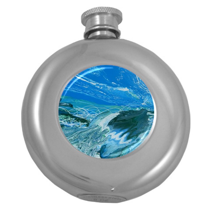 WEST COAST Round Hip Flask (5 oz)