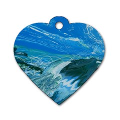 West Coast Dog Tag Heart (two Sides) by WILLBIRDWELL