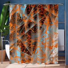 String Theory Shower Curtain 60  X 72  (medium)  by WILLBIRDWELL