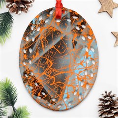 STRING THEORY Oval Filigree Ornament (Two Sides)