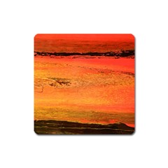 Sunset Square Magnet by WILLBIRDWELL