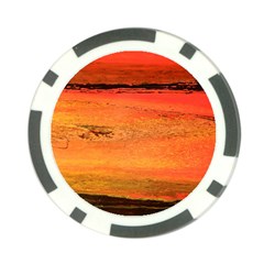 Sunset Poker Chip Card Guard (10 Pack) by WILLBIRDWELL