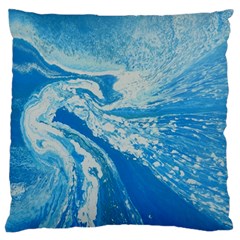 Sea Serpent Large Flano Cushion Case (one Side) by WILLBIRDWELL