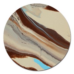 Mother Earth 2 Magnet 5  (round) by WILLBIRDWELL