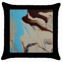 Mother Eart Throw Pillow Case (black) by WILLBIRDWELL