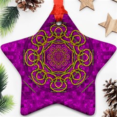 Star Of Freedom And Silent Night Ornament (Star)