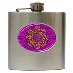 Star Of Freedom And Silent Night Hip Flask (6 oz)