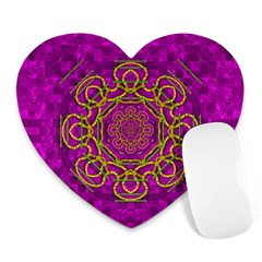 Star Of Freedom And Silent Night Heart Mousepads by pepitasart