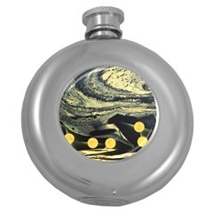 Solar Babies Round Hip Flask (5 Oz) by WILLBIRDWELL