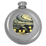 SOLAR BABIES Round Hip Flask (5 oz) Front