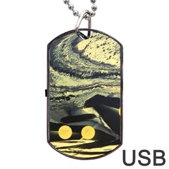 Solar Babies Dog Tag Usb Flash (one Side) by WILLBIRDWELL