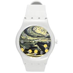 Solar Babies Round Plastic Sport Watch (m) by WILLBIRDWELL