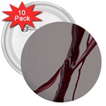 SILENT SCREAM 3  Buttons (10 pack)  Front