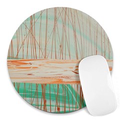 Wheat Field Round Mousepads by WILLBIRDWELL