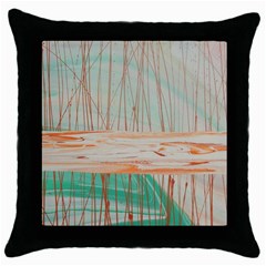 Wheat Field Throw Pillow Case (black) by WILLBIRDWELL