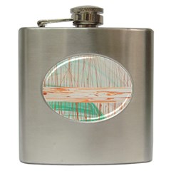 Wheat Field Hip Flask (6 Oz) by WILLBIRDWELL