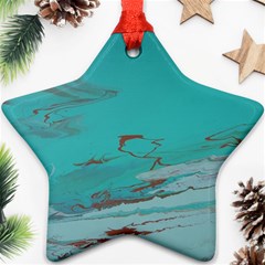 Copper Pond Ornament (star) by WILLBIRDWELL