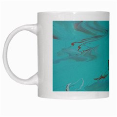 Copper Pond White Mugs by WILLBIRDWELL