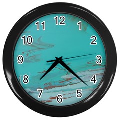 Copper Pond Wall Clock (black) by WILLBIRDWELL