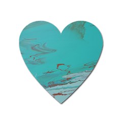 Copper Pond Heart Magnet by WILLBIRDWELL