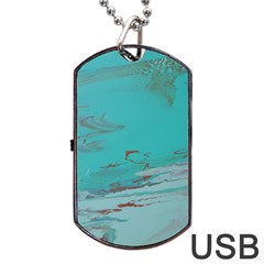 Copper Pond Dog Tag Usb Flash (one Side) by WILLBIRDWELL