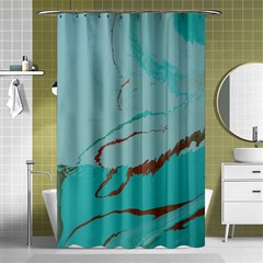 Copper Pond 2 Shower Curtain 48  X 72  (small)  by WILLBIRDWELL