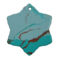 Copper Pond 2 Ornament (snowflake) by WILLBIRDWELL