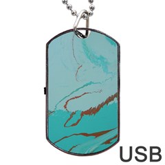 Copper Pond 2 Dog Tag Usb Flash (two Sides) by WILLBIRDWELL