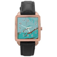 Copper Pond 2 Rose Gold Leather Watch  by WILLBIRDWELL