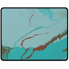 Copper Pond 2 Double Sided Fleece Blanket (medium)  by WILLBIRDWELL